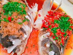 双椒有机鱼头-梁家大院•农家菜(昆山会展中心店)