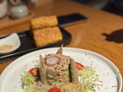 芝麻酱菠菜-汝是素•文创素食馆(金月湾店)