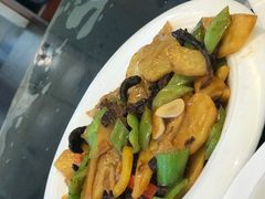 土豆片炒榛蘑-路家小馆(富力又一城店)