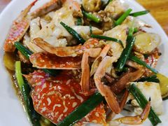 姜葱炒花甲-七鲜渔港美食餐厅(巽寮湾海景店)