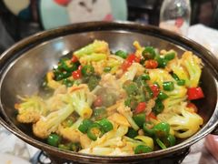 干锅有机菜花-虎虎龙虾大排档(双井店)