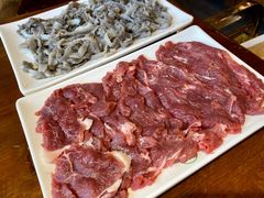 手切鲜羊肉-大明铜锅·烤涮坊·烧烤(新开路店)