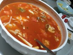 番茄养生酸汤鱼-鸭王烤鸭店(三里河店)