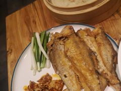 大娘卷饼炸鱼里脊肉-吕氏疙瘩汤·私家菜馆(慈云寺店)