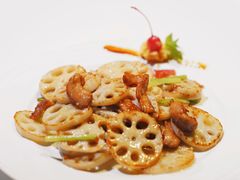 芹香藕片炒爽肉-利苑酒家(宜安广场店)