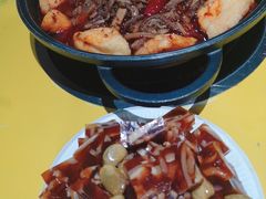 -老红桥炸灌肠牛肚锅烧烤(定福庄店)