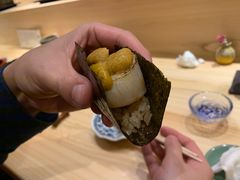 扇贝海胆寿司-鮨青(恒基名人购物中心店)