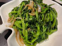 马拉盏炒通菜-大头虾越式风味餐厅(光明广场店)