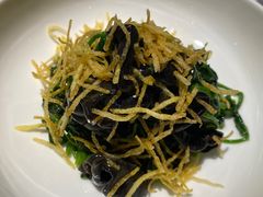菠菜苗拌木耳-旺顺阁鱼头泡饼(常营店)