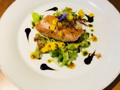 米其林52度低温三文鱼配芒果酱-张爱施法式西餐厅(汉街店)