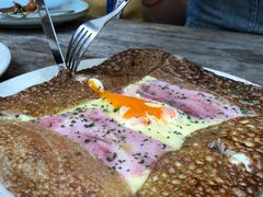 巴黎火腿鸡蛋芝士蘑菇可丽饼-RAC BAR(安福路店)