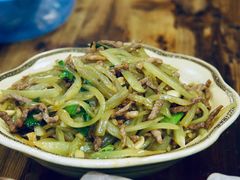 莴笋炒肉-胡师傅三下锅(汽车站店)