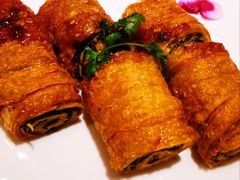 捞汁紫豆卷-若蘭慈·无国界素食料理(欢乐海岸店)