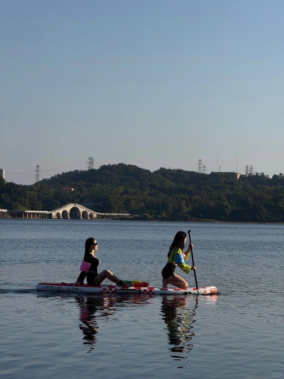 新手桨板双人划