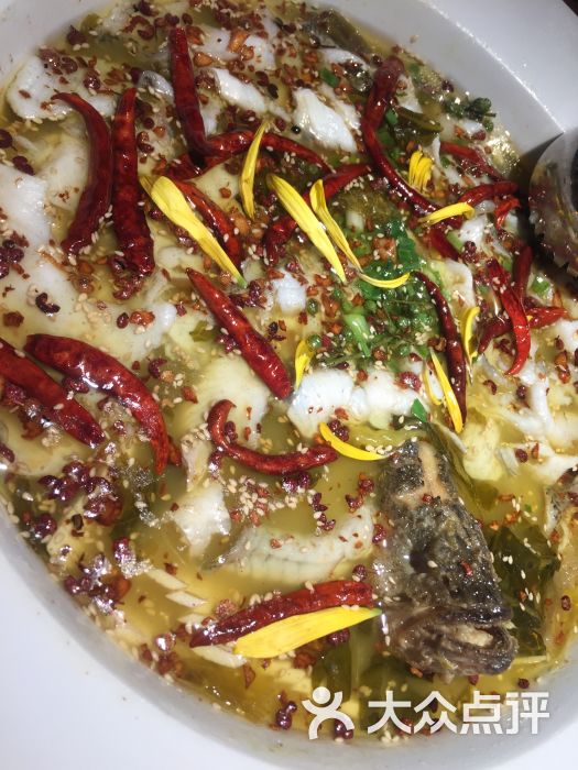 老坛酸菜海鲈鱼