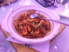 美极砂锅煎炒大河虾-东方御花园酒店