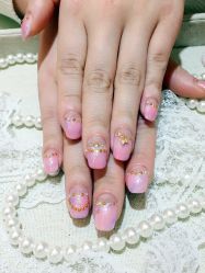 粉紫晕染-PinkBaby美甲美睫