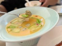 丝瓜野菌手打菠菜肉丸-火璽·園