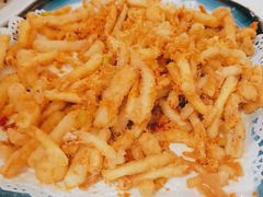 蛋黄肉松白玉菇-大眼锅贴水饺(河东店)