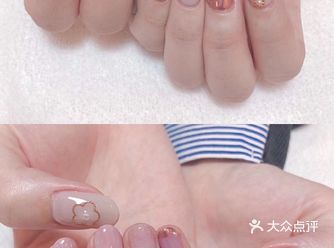 好好康啊，简直挑不出来一点毛病，很温柔的一款美甲