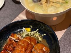 上汤腐竹花胶浸奶白菜-采悦轩中餐厅·粤菜·海南菜(神州半岛喜来登度假酒店)