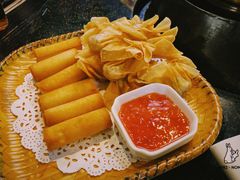 炸牛奶拼炸云吞-阿多私房菜(顺德店)