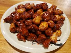 黑蒜子牛肉粒-陈傻子餐厅(世纪都会店)