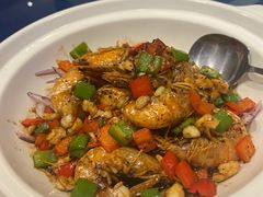 杭椒炒河虾-西湖春天•老字号杭州菜(百汇店)