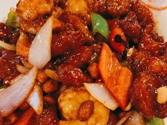 椒香虾仁爆鸡球-陈傻子餐厅(世纪都会店)