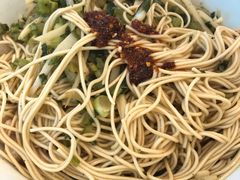 虾仁虾籽葱油拌面-朱洪元苏式面馆(绿宝广场店)
