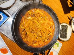 八爪鱼微辣-红辣椒八爪鱼特色韩国料理