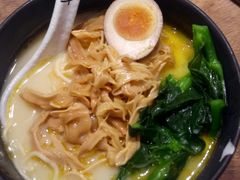 蟹黄油野生笋衣捞面-和府捞面(东直门银座店)