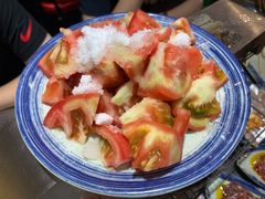 糖拌西红柿-胡同泥炉烤肉(令闻街店)