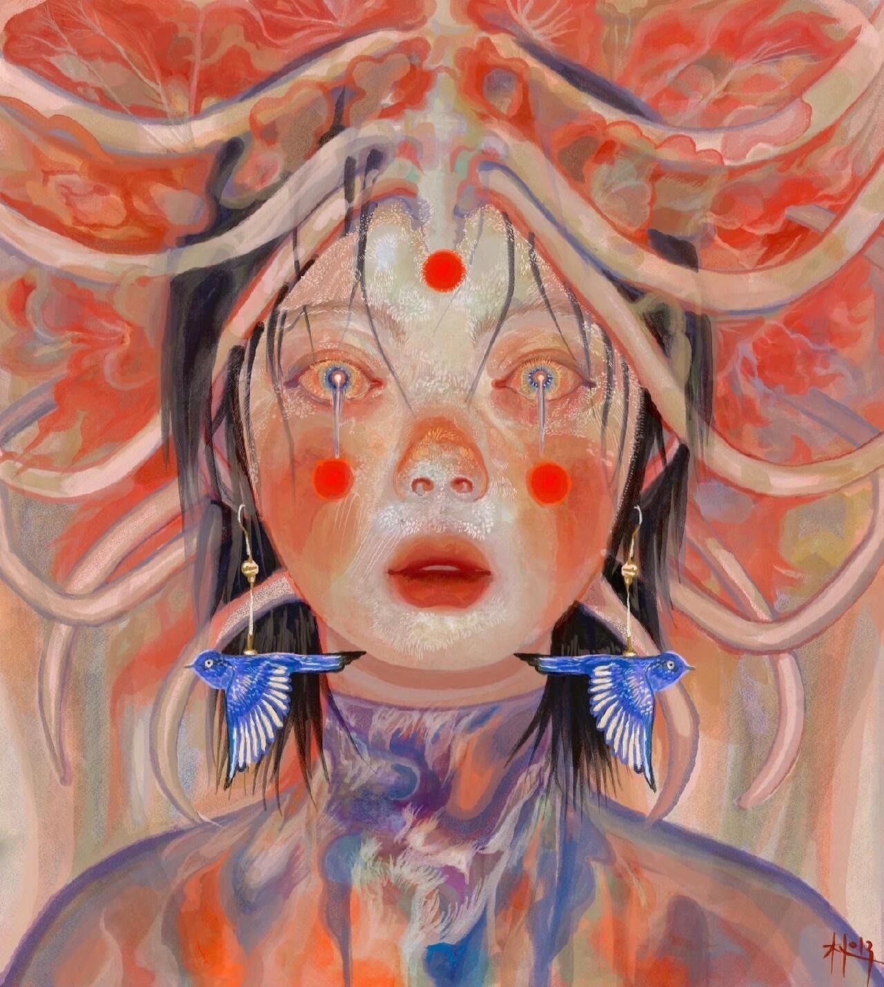 🎨park inju插画:情绪色彩大师🌈