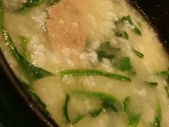 菠菜猪肝粥-粥全粥到