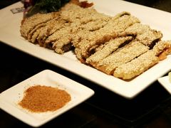 金牌芝麻里脊-老兰家传统烧烤炒菜泡馍(小南门店)