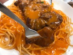 沙丹鸡扒意粉-喜莲咖啡