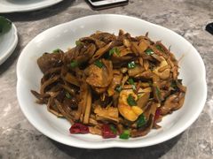 三层肉炒建瓯笋芽-四道菜·福建菜馆(新街口金鹰店)