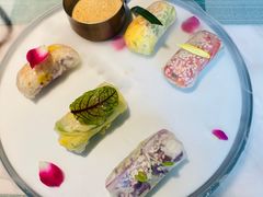 漫步花开彩虹卷-蜜桃花开·中西融合菜E&W(南长街店)