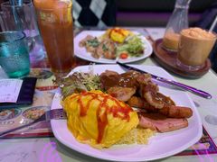 黑椒杂扒蛋包饭-龙记·香港茶餐厅(海上世界店)