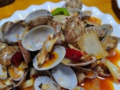 爆炒花斑蛤-温州一家人美食(西木头市店)