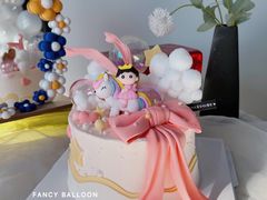 -卡比儿童蛋糕·心意定制·低脂零卡糖动物奶油FancyBALLOON(滨海店)