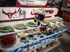 自助调料区-食潮汕头鲜牛馆(望京保利店)