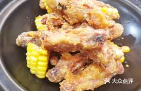 Salted Egg Yolk Baked Chicken Wings