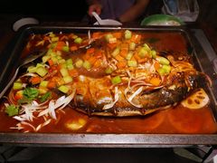 酱香烤鱼-探鱼·鲜青椒爽麻烤鱼(天河优托邦店)
