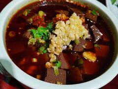 辣子蒜羊血-窄巷子陕菜馆·地道陕西菜(粉巷店)