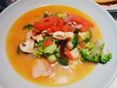 吴韵上汤西兰花-绿茶餐厅(松江万达店)