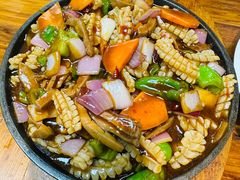 鱿鱼爆腰花铁板-卢庄(江汉路店)
