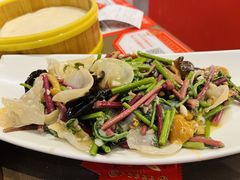 野菜炒山菌-谭福锅北京烤鸭(石岐大信店)