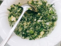 小白菜烩豆腐-名羊天下陕北横山铁锅炖羊肉(博文路店)